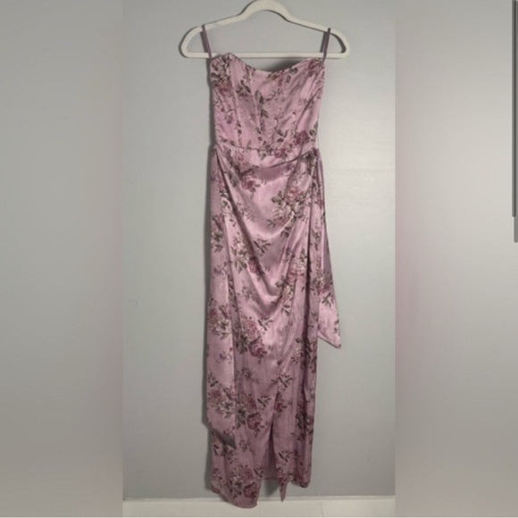 V. Chapman Cecilia Gown in Lilac Tapestry Rose/Size 2/XSMALL - Picture 3 of 12
